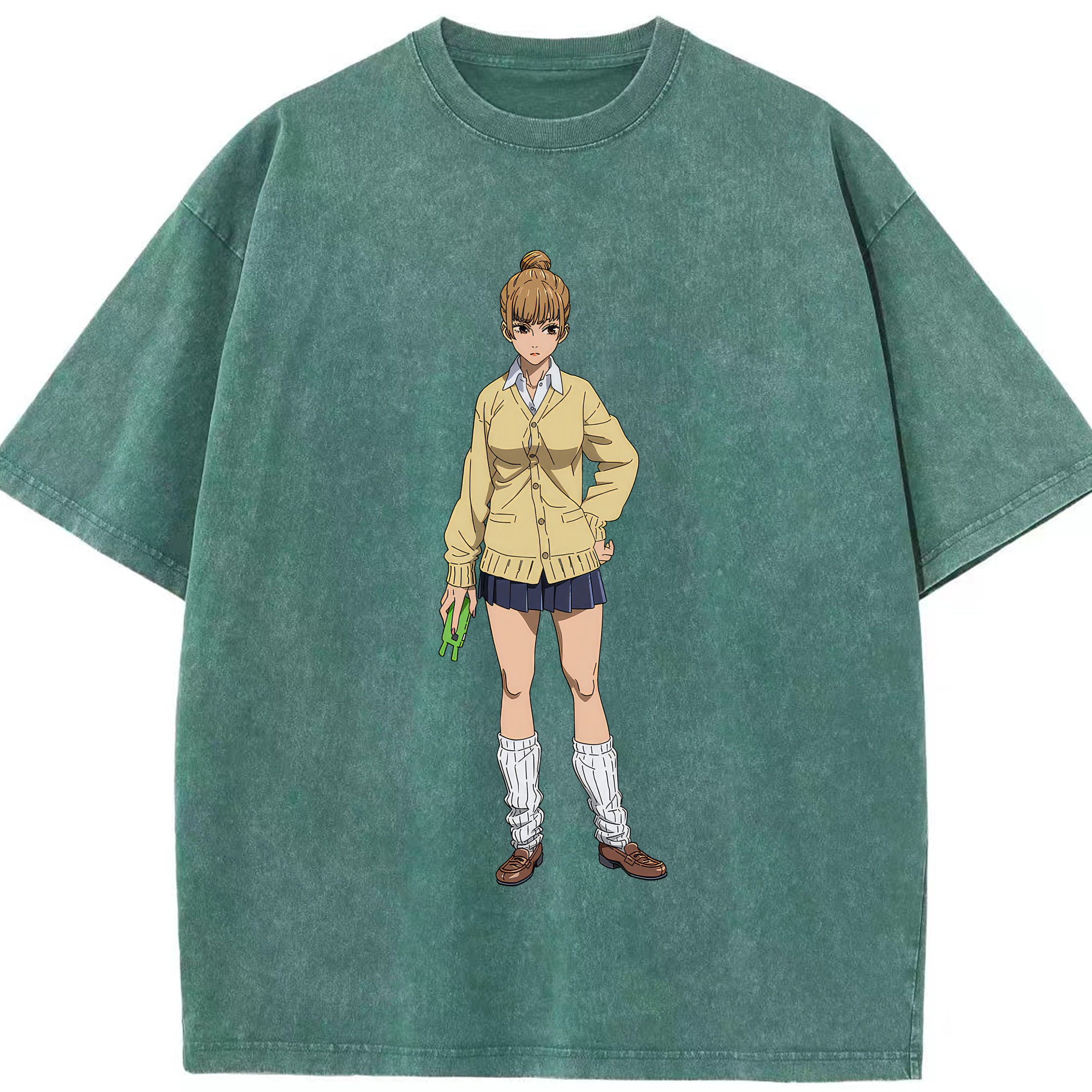（画像用） 呪術廻戦 Jujutsu Kaisen 綿100% ヴィンテージ風 半袖Tシャツ（フロントプリント）